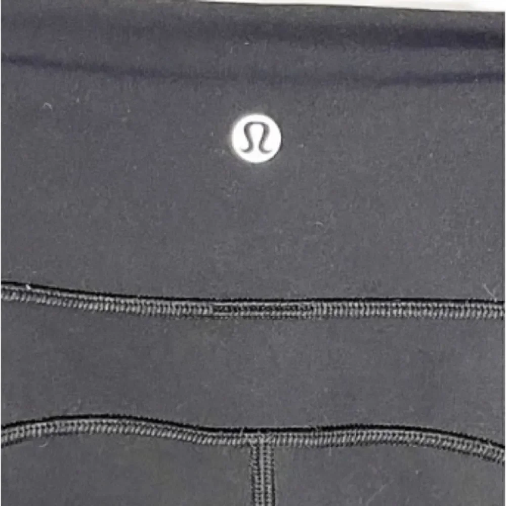 Lululemon Mesh Detailing Cropped Leggings Black Size 6
